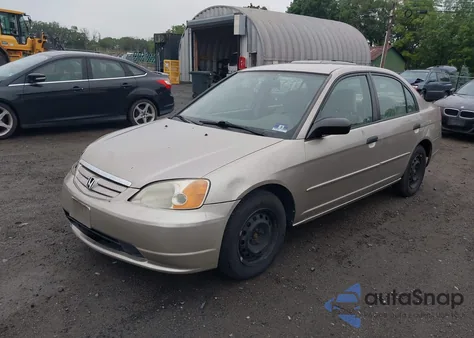 2001 Honda Civic Lx from USA, damaged, VIN JHMES165X1S010029